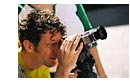Film Course student films with video camera
